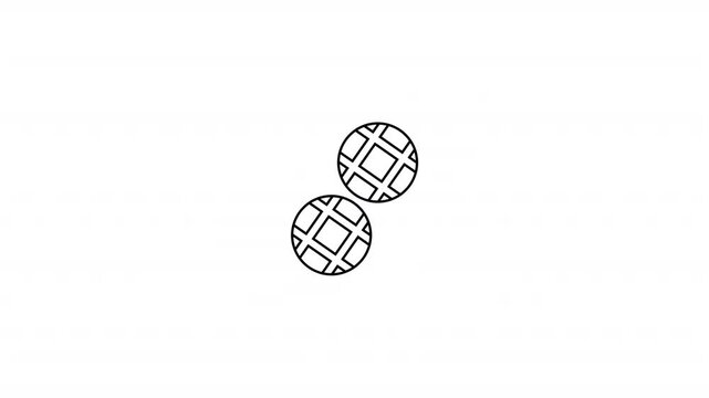 Round Korean Pattern Window Frame Icon