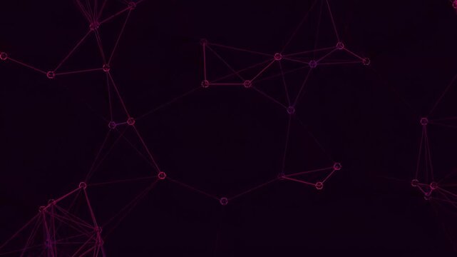 Abstract digital background with connected dots and lines representing network communication and data science.