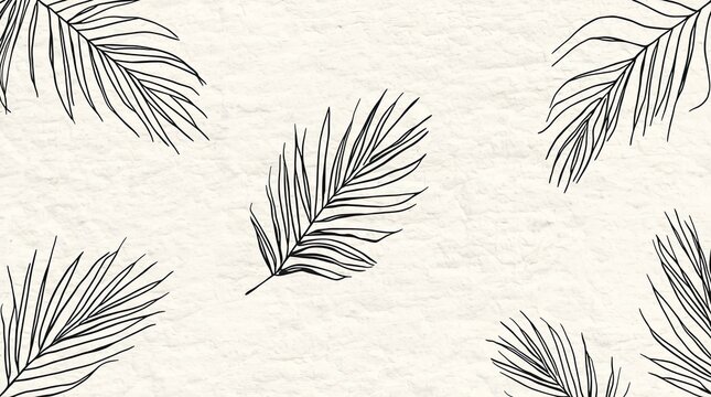 Leaves Pattern Background 