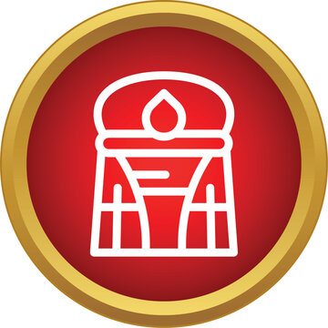 Egyptian pharaoh crown pschent emblem representing royalty and kinghood