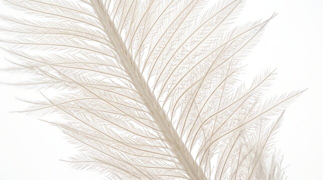 Macro shot of white fluffy feather texture against a bright background with feathers texture bird feather down feather white plume plumage texture light feather soft feather delicate close