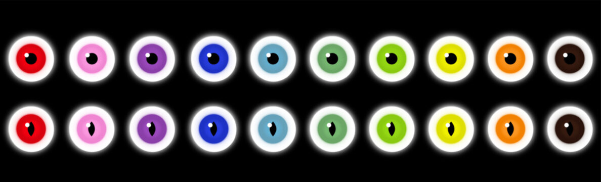 Eyeball for Halloween decoration, cat eye neon light variation/horror pop monster eye neon light set