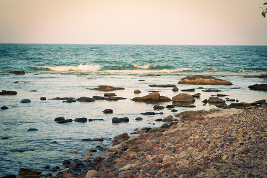 beach and rocks