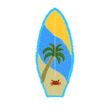 surfing board