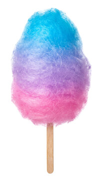 cotton candy isolated on white background
