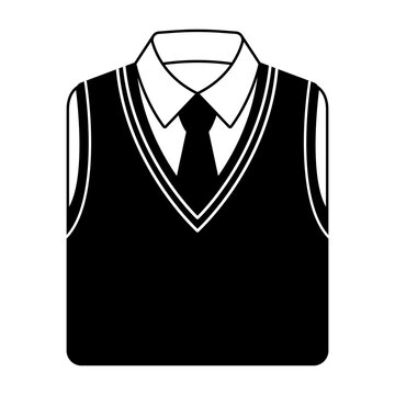 folded school uniform icon