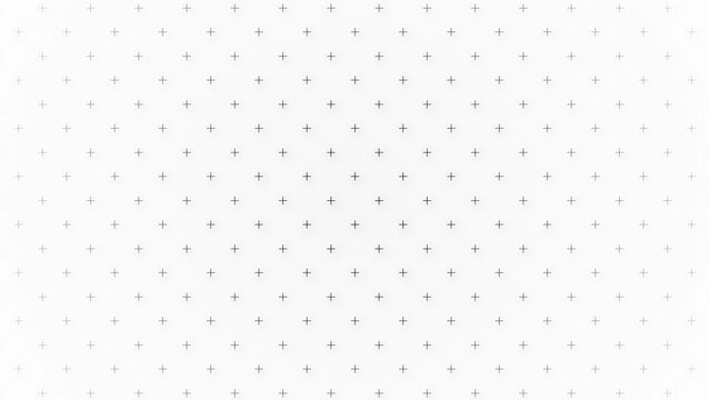 Minimalist white abstract background with subtle grid pattern of small plus cross symbols illustration