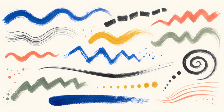 Expressive line types illustration
