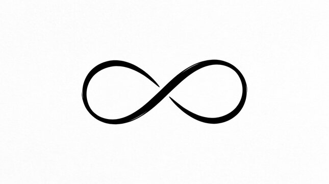 Infinity Symbol Continuous Loop Endless Connection and Minimalist Logo