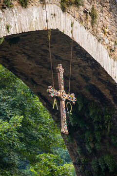 Puente romano de Cangas de Onis (Asturias-Espa&ntilde;a)