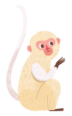 Illustration of the monkey from the 12 Chinese zodiac signs. © Phuoc Nguyen
