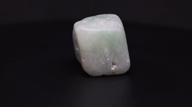 amazonite mineral from Russia with white background