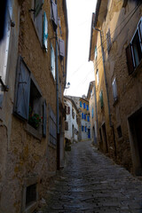 Obraz premium Medieval Street in Motovun Old Town, Istria, Croatia