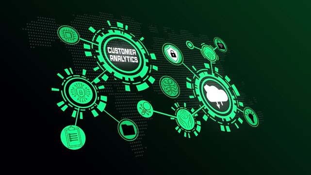 Customer Analytics Interface Revealing Consumer Behavior and Business Opportunities.