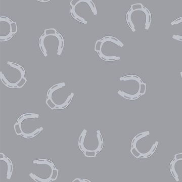 pattern howdy horseshoe cartoon. engraving chance, logotype good, cowboy game howdy horseshoe sign. seamless vector illustration