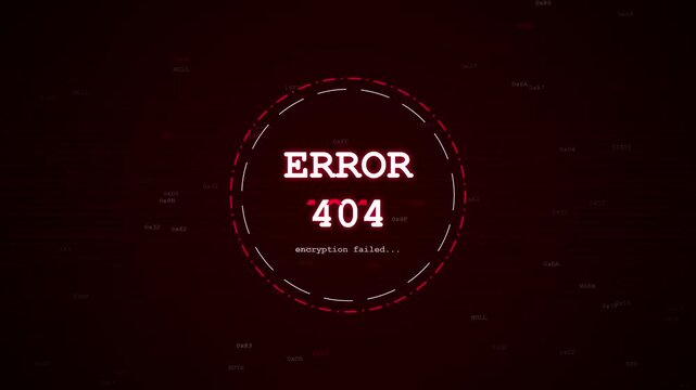 error 404 digital glitch page not found system