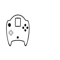 Flat design game controller icon for app or web interface vector illustration © khan