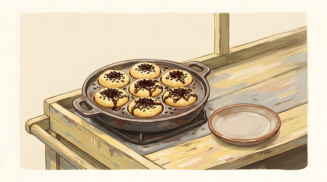 kue cubit street food 