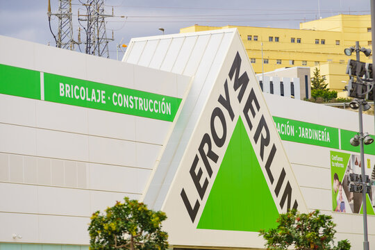Leroy Merlin logo in Torrecardenas Shopping Centre, Almeria, 19 February 2020, Spain