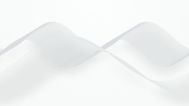 Ribbon like parallel lines flow in a gentle seamless loop