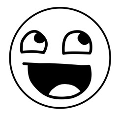 Naklejka premium smiley face icon