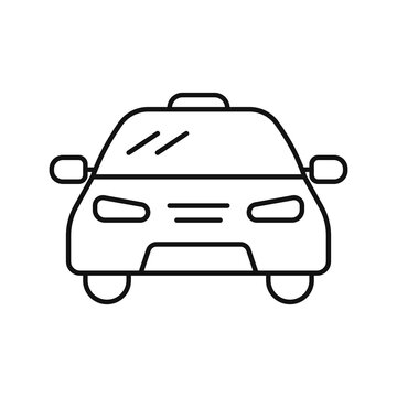 Airport Taxi and Passenger Transportation Icon