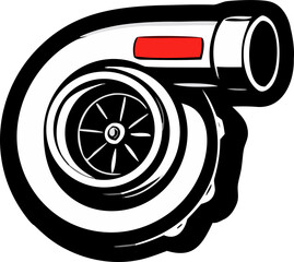 car turbocharger icon © Artem