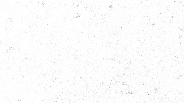 White background texture. Seamlessly looping stop motion bright grunge specs texture animation.