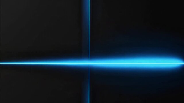 Blue Glowing Laser Crosshair Lines HUD Technology Background