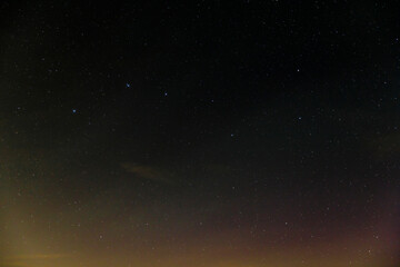Sky full of stars in a night sky in an Estonian bog © RistoH