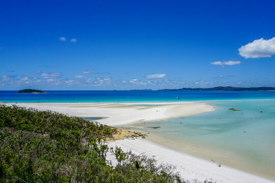 Hill Inlet Point and Whitehaven Beach Whitsunday Island Australia