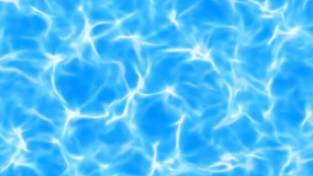 Blue Water Surface Caustics Wave Background Animation Loop