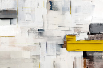 Abstract artwork with dynamic lines and soft colors, creating a harmonious and modern composition, perfect for contemporary interior design and artistic projects © CHREMOS