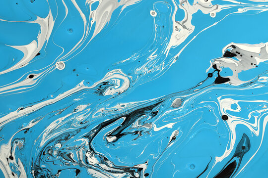 Abstract acrylic paint background or texture with marble pattern