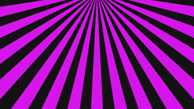 Abstract Purple and Black Radial Sunburst Background with Grainy Noise Texture