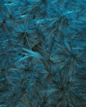 Deep dark blue mineral crystal macro texture abstract background