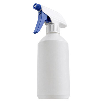 Forensic luminol reagent bottle with blue investigative light