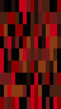Abstract Dark Geometric Grid Pattern with Crimson Red Chocolate Brown and Black Blocks for Gothic Modernist Wallpaper and Cover Design