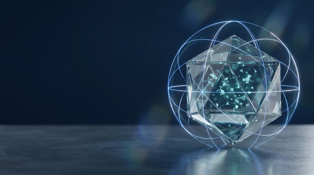 Abstract data vault protected by a geometric cybersecurity field