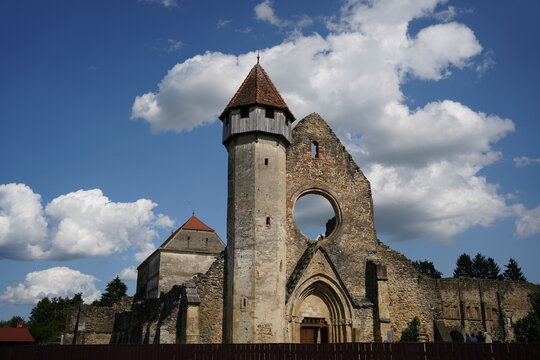 Ruins of Kerz (Carta) Monastery Church in Transylvania, Romania