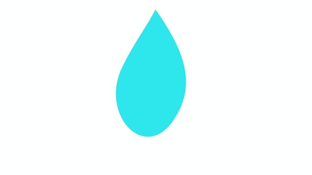 Squishy gummy Jelly Droplet Shape bounce loop