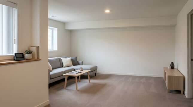 finished basement, radon detector, radon level testing, indoor air quality, real estate inspection, copy space