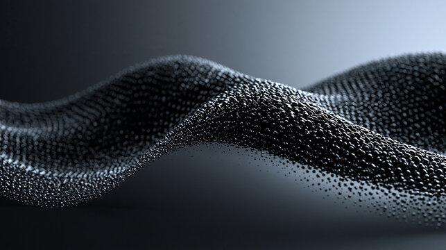 Abstract Digital Particle Wave Technology Background