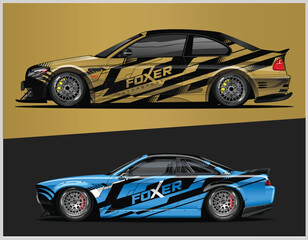 Fototapeta premium Sport Car Wrap Design