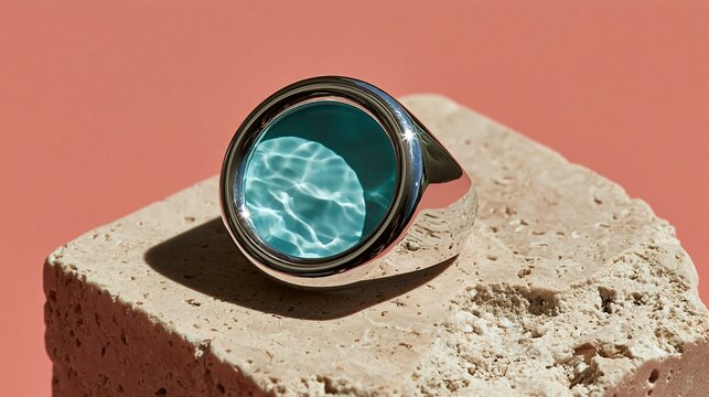 Water ripple effect in ring