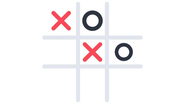 Tic Tac Toe Board Animation