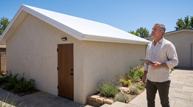 Finished cool roof upgrades a workshop property