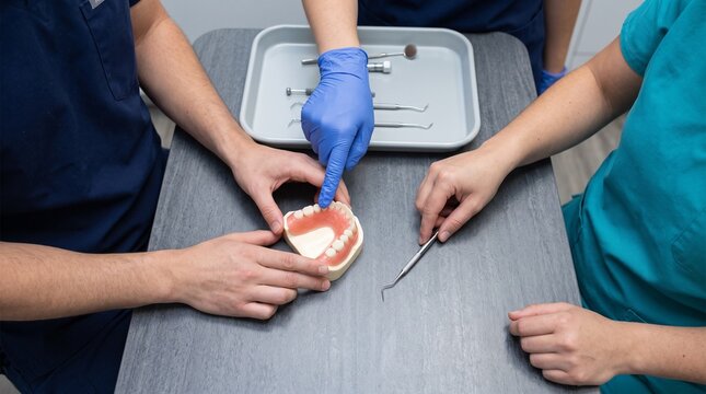 Dental colleagues align a practical care plan
