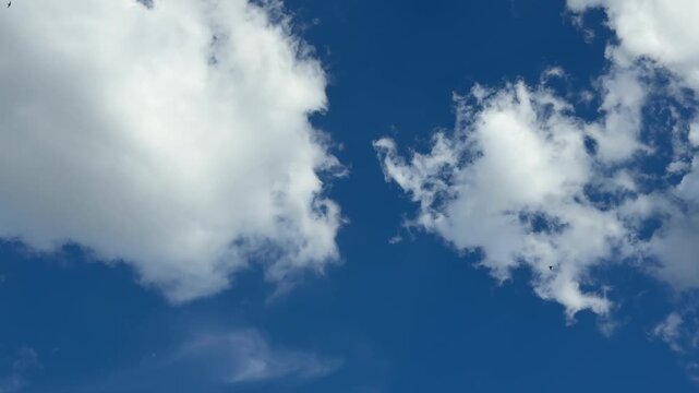 Clouds moving closer together