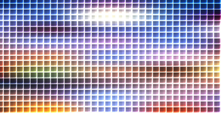 Colorful mosaic tile pattern with gradient